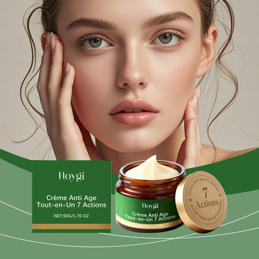 Hoygi Anti-Aging All-in-One 7 Actions Cream | Hydrolyzed Collagen, Glycerin | Multi-Effect Repair & Skin Firming-V