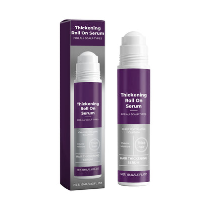 Biotin & Ginger Thickening Roll On Serum | Promotes Hair Growth, Volume & Fullness | For All Scalp Types -V