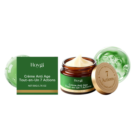 Hoygi Anti-Aging All-in-One 7 Actions Cream | Hydrolyzed Collagen, Glycerin | Multi-Effect Repair & Skin Firming-V